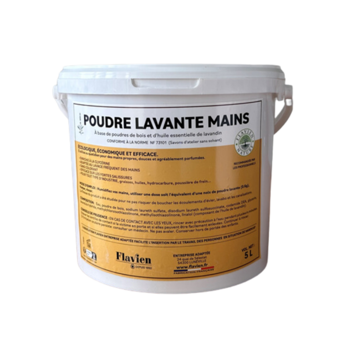 F3048 - POUDRE LAVANTE POUR LES MAINS - SEAU DE 5 L - FACING - NBG