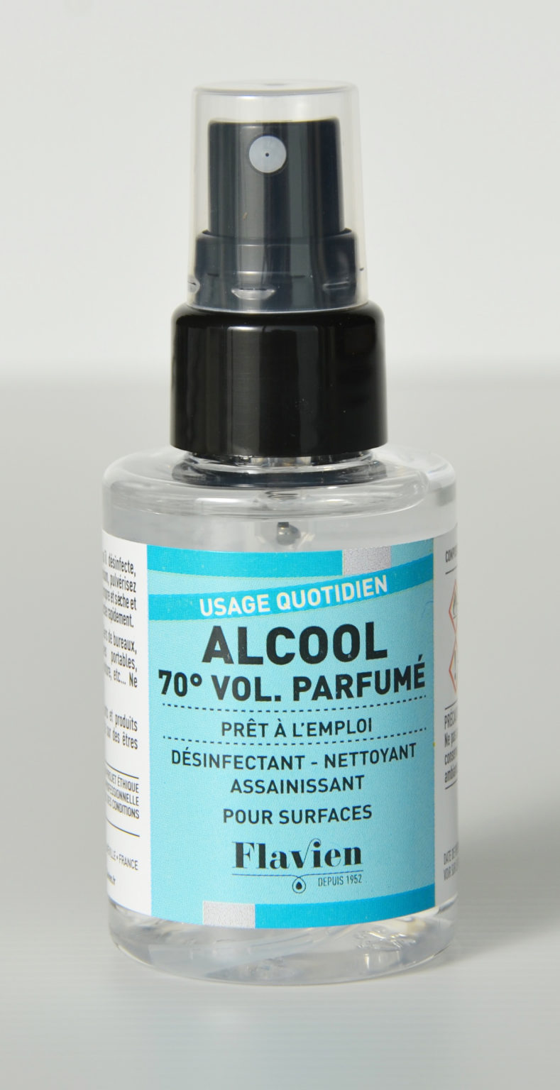ALCOOL 70 ° DÉSINFECTANT SURFACES PRÊT À L’EMPLOI FORMAT AU CHOIX — free download