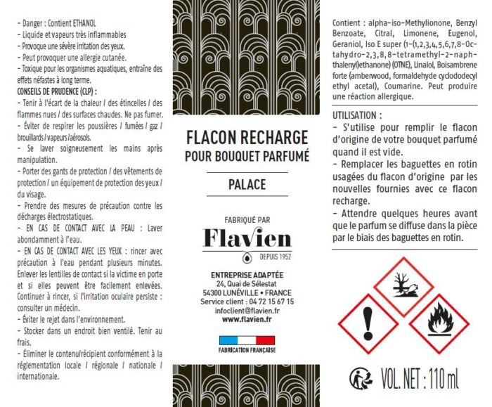 Etiquette Bouquet parfumé