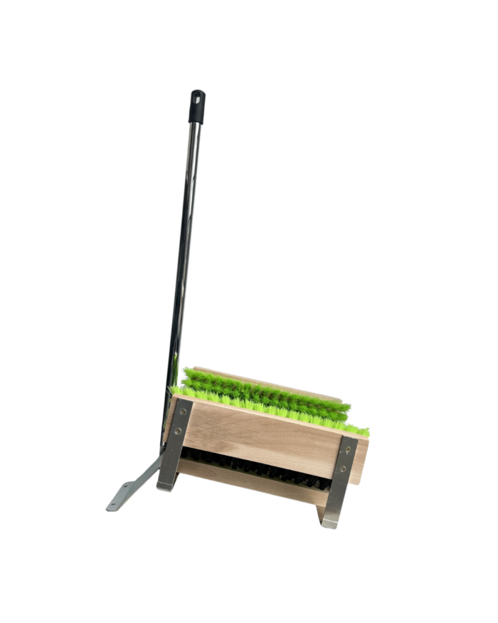 G4031AP - decrottoir polissor exterieur - 4 brosses avec poignée - SIDE - NBG